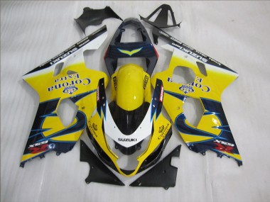 Amarillo Azul Corona Extra Kit Completo Carenado Suzuki GSXR 600 K4 04-05