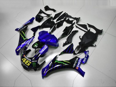 Azul Azul Blanco ENEOS 46 Monster Kit Carenado ABS Completo Yamaha R1 15-19