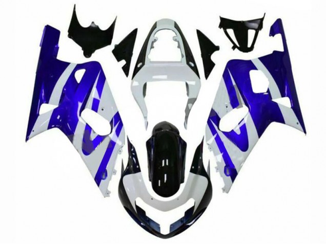 Azul Blanco Carenado Suzuki GSXR 600 / 750 K1 K2 K3 01-03