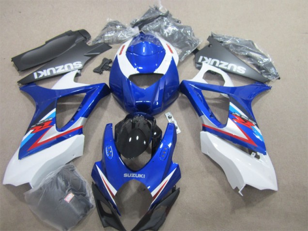 Azul Blanco Carenados Suzuki GSXR 1000 K7 07-08