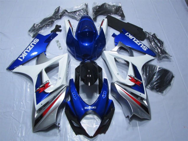 Azul Blanco Kit Carenado Suzuki GSXR 1000 K7 07-08