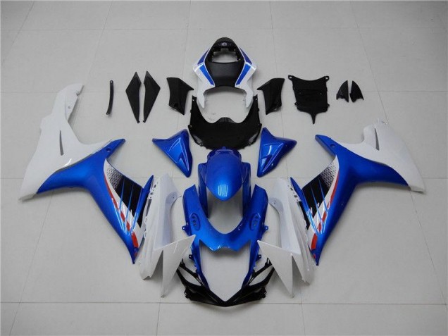 Azul Blanco Kit Completo Carenado Suzuki GSXR 600 / 750 K11 11-21