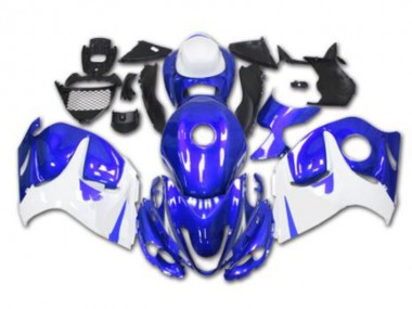 Azul Blanco Kits Completo Carenado ABS Suzuki GSXR 1300 Hayabusa 08-19