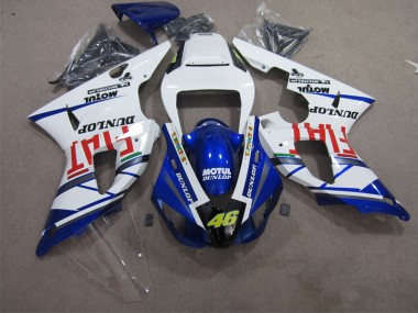 Azul Blanco Motul Dunlop 46 Carenado Yamaha R1 98-99