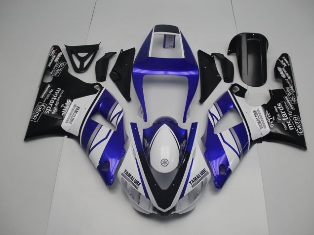 Azul Blanco Negro Carenado Yamaha R1 98-99