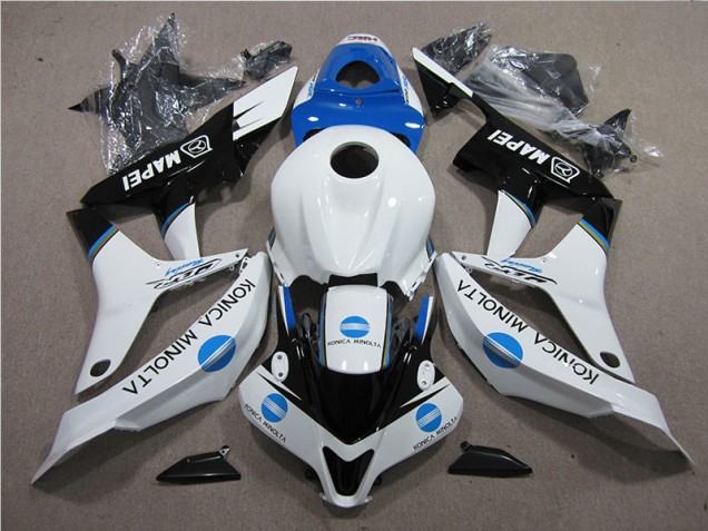 Azul Blanco Negro Konica Minolta MAPEI Carenado Honda CBR 600 RR 07-08