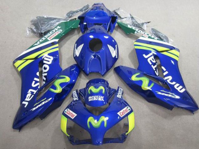 Azul Movistar Castrol Carenado Honda CBR 1000 RR 04-05