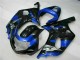 Azul Negro Kit Carenado Suzuki GSXR 600 / 750 K1 K2 K3 01-03