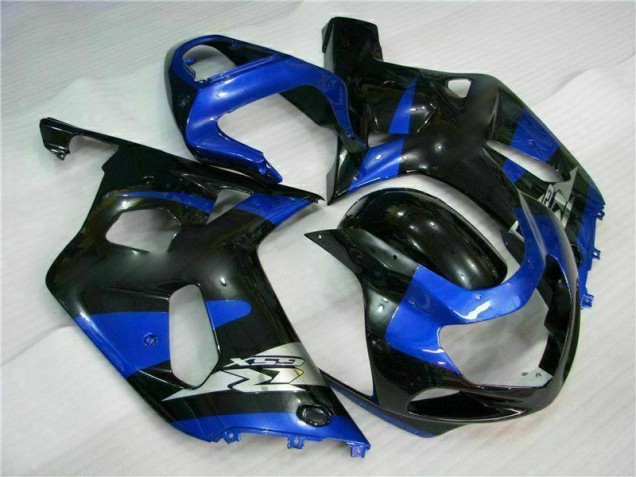 Azul Negro Kit Carenado Suzuki GSXR 600 / 750 K1 K2 K3 01-03