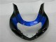 Azul Negro Kit Carenado Suzuki GSXR 600 / 750 K1 K2 K3 01-03