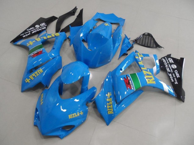 Azul Rizla Carrera Carenado Suzuki GSXR 1000 K7 07-08