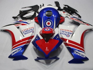 Azul Rojo Royal Air Force Reserves Carenado Honda CBR 1000 RR 12-16