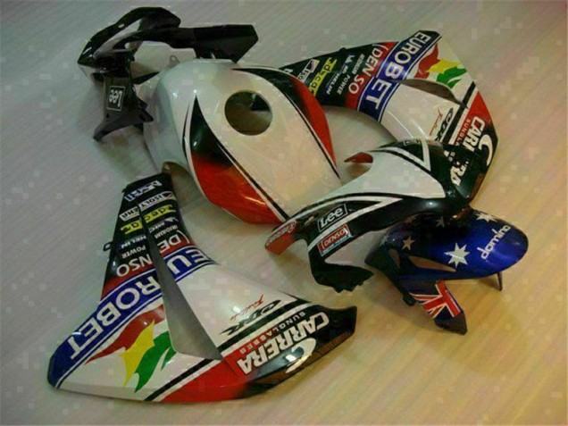 Blanco Azul Kit Carenado ABS Completo Honda CBR 1000 RR 08-11