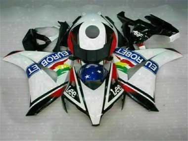 Blanco Azul Rojo Eurobet Lee Carenado Honda CBR 1000 RR 08-11