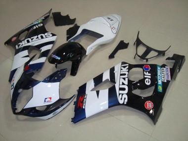 Blanco Negro Elf Carenado Suzuki GSXR 1000 K3 03-04