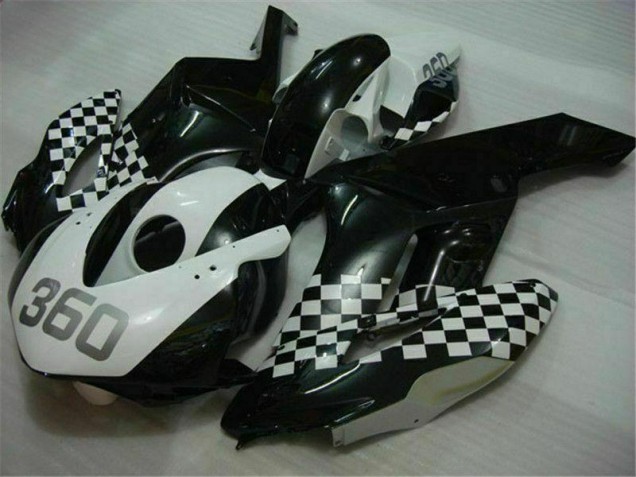 Blanco Negro Kit Completo Carenado Honda CBR 1000 RR 04-05