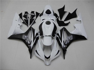 Blanco Negro Kits Completo Carenado Honda CBR 600 RR 07-08