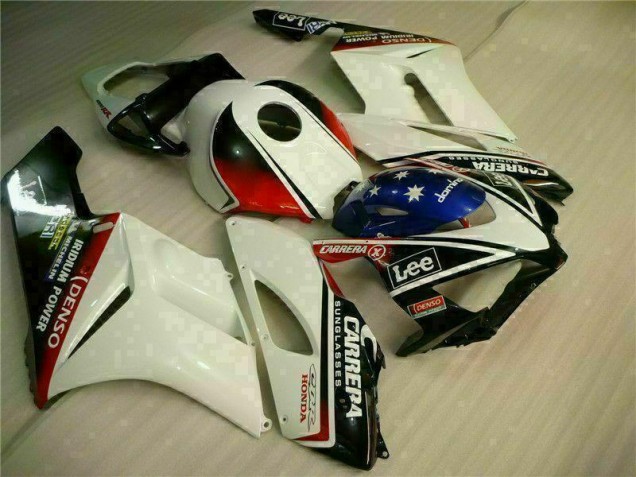 Blanco Negro Plástico Honda CBR 1000 RR 04-05