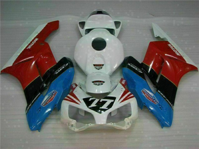 Blanco Rojo 77 Carenado Honda CBR 1000 RR 04-05