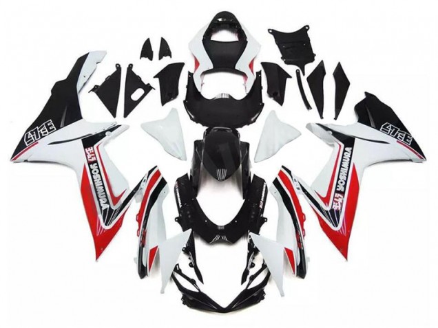 Blanco Rojo Negro Carenado Suzuki GSXR 600 / 750 K11 11-21