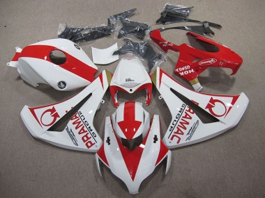 Blanco Rojo PRAMAC Carenado Honda CBR 1000 RR 08-11