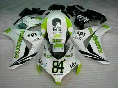 Blanco Verde Hannspree 84 Carenado Honda CBR 1000 RR 08-11