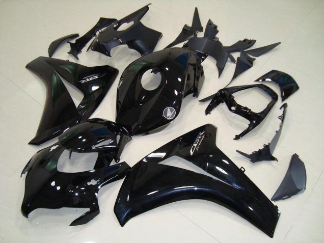 Brillante Negro Chrome Calcomanías Carenado Honda CBR 1000 RR 08-11