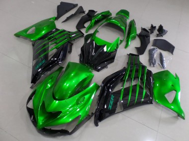 Caramelo Verde & Negro Carenado Kawasaki ZX14R ZZR 1400 12-21