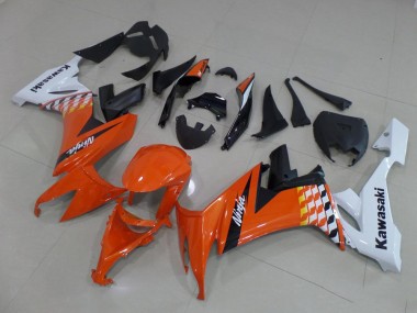 Naranja & Blanco Carenado Kawasaki ZX10R 08-10