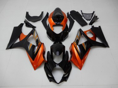 Naranja Negro Carenado Suzuki GSXR 1000 K7 07-08