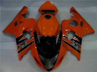 Naranja Negro Kits Completo Carenado Suzuki GSXR 600 / 750 K4 04-05