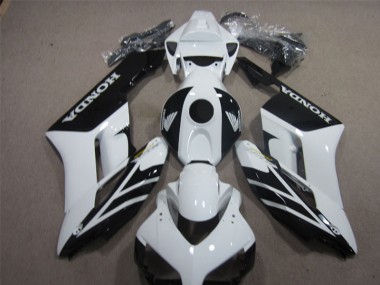 Negro Blanco Plástico Honda CBR 1000 RR 04-05