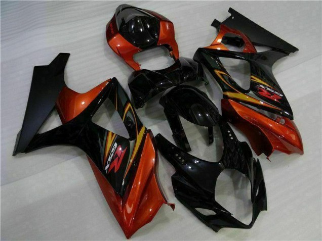 Negro Kit ABS Carenado Suzuki GSXR 1000 K7 07-08