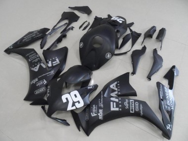 Negro Mate Gris Calcomanías 29 Carenado Honda CBR 1000 RR 12-16