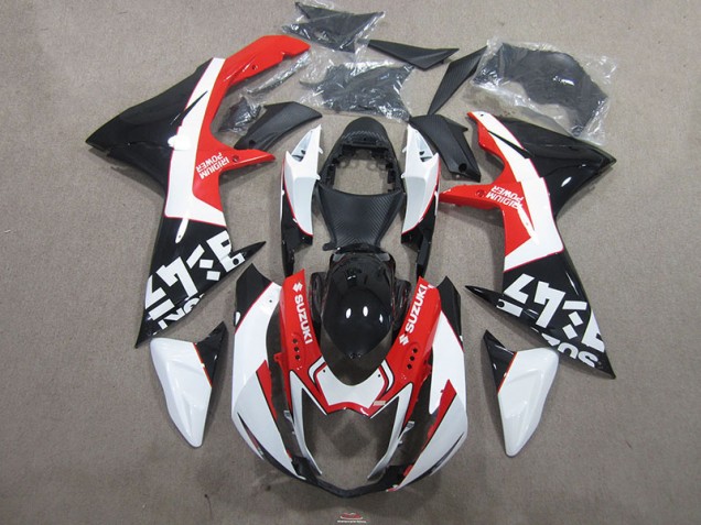 Negro Rojo Carenado Suzuki GSXR 750 K11 11-21