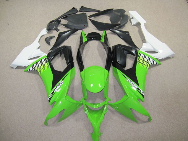 Negro Verde Ninja Carenado Kawasaki ZX10R 08-10