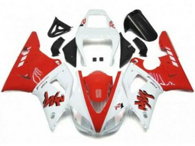 Rojo Blanco Kit Completo Carenado Yamaha R1 98-99