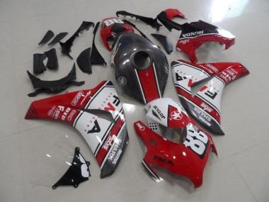 Rojo & Gris Fma Carenado Honda CBR 1000 RR 08-11