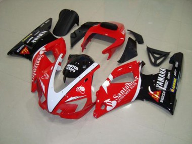 Rojo Negro Blanco Carenado Yamaha R1 98-99