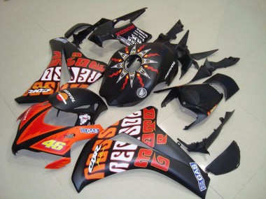 Rossi Negro Mate Carenado Honda CBR 1000 RR 08-11