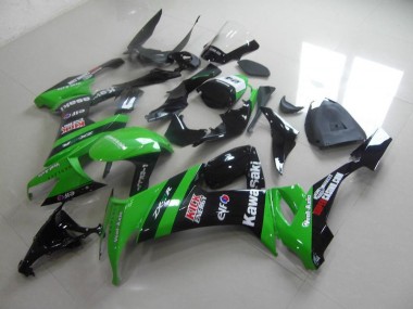 Verde Negro Kick Carenado Kawasaki ZX10R 08-10