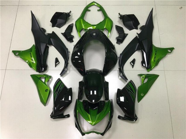 Verde Negro Kit Carenado Inyección Kawasaki Z800 13-16