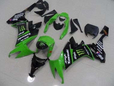 Verde & Negro Monster Carenado Kawasaki ZX10R 08-10